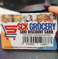 SCK Grocery Suki Discount Card