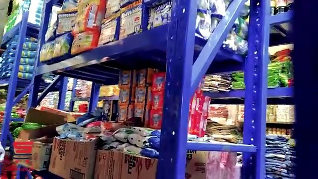 Stocked shelves in an SCK store